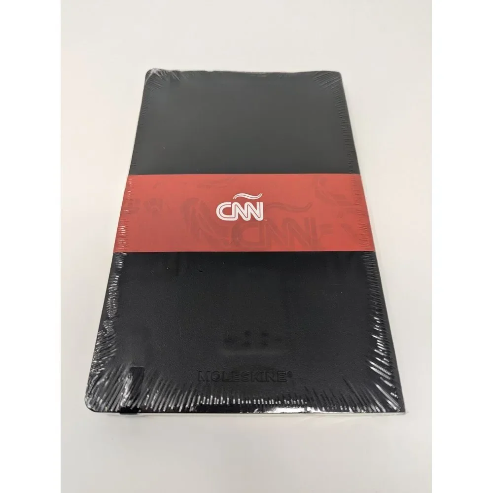 CNN Espanol Spanish‎ Moleskine Reporters Notebook Journal Black New In Plastic